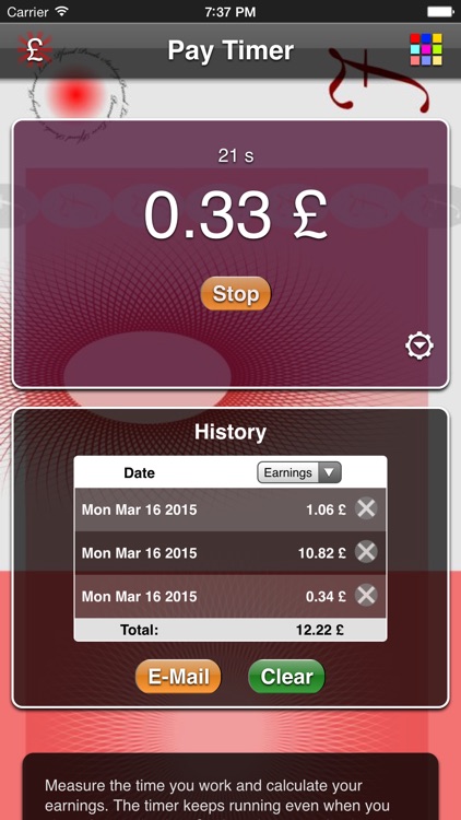 Pay Timer