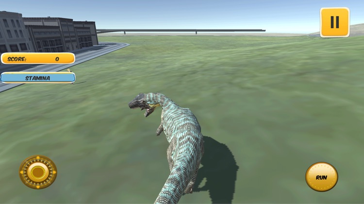 City Dino Chase Sim 3D : Free Play Game 2016 screenshot-4