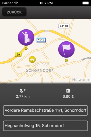 Taxi Bastone Schorndorf screenshot 3
