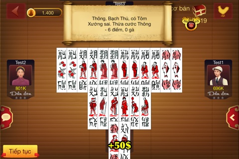 Chắn Online Tặng Xu Hàng Ngày 2016 screenshot 3