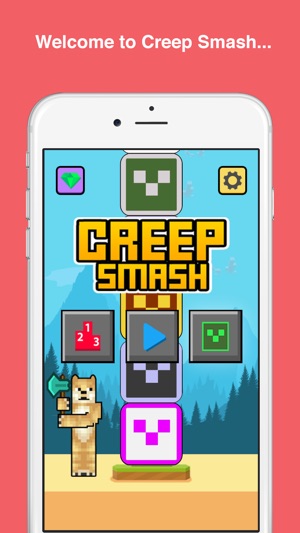 Creep Smash- Free 3D Arcade Style Skins Pocket Mini Game(圖1)-速報App