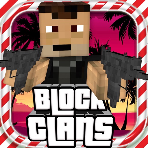 BLOCK CLANS - Shooter Hunter Survival Mini Block Game with Multiplayer icon