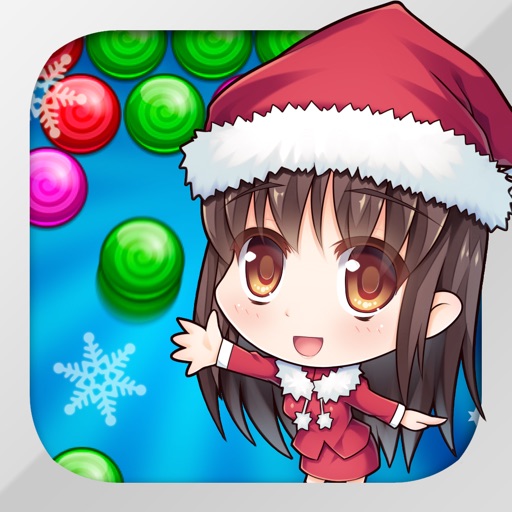 Bubble Shooter Cute Santa iOS App