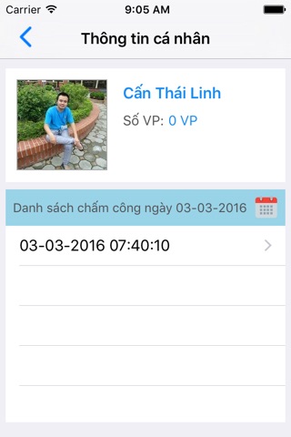 Cham Cong screenshot 2