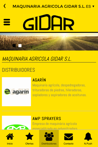 Maquinaria Agrícola Gidar screenshot 2