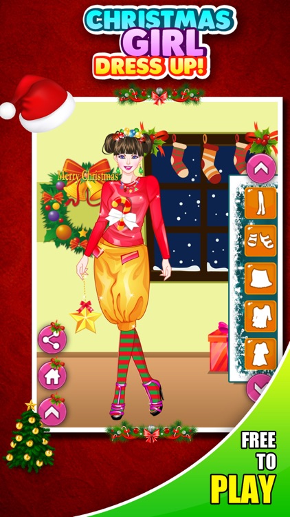 Christmas Dress Up Girl 2016