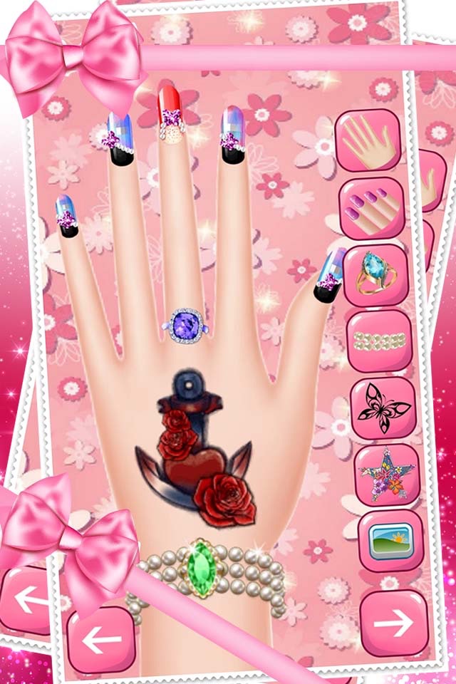 Awesom Wedding Day And Celebrity Nail Salon - Beautiful Princess Manicure Makeover Game Fancy screenshot 4