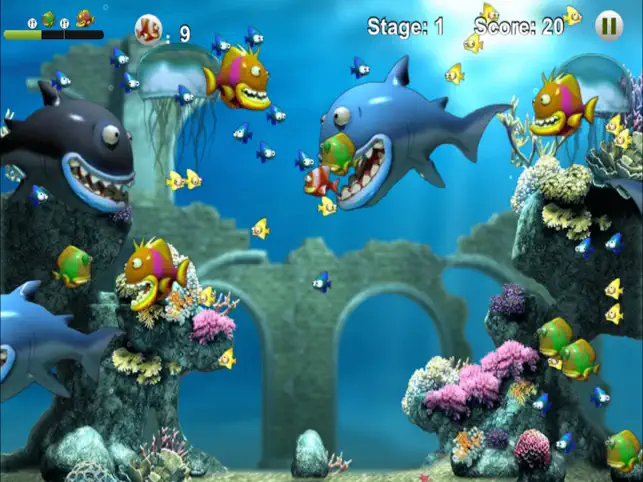 Screenshot 3 Feeding Frenzy - Eat Fish iphone