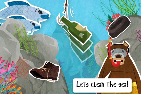 Mr. Bear Sealife - A Fun Underwater World Free screenshot 4