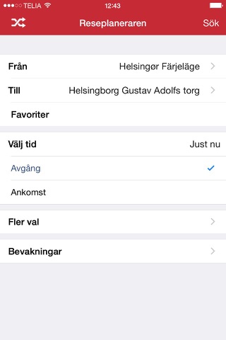 Skånetrafikens Reseplanerare screenshot 2