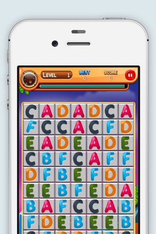 Alphabet Match Addetive Fun Match Three Puzzle Game For Kids screenshot 4