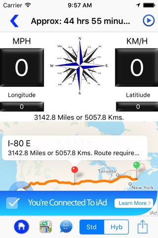 Compass Speedometer Maps screenshot 4