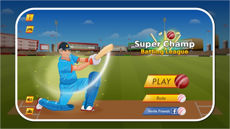 Super Champ Batting League Cricket : One Touch game