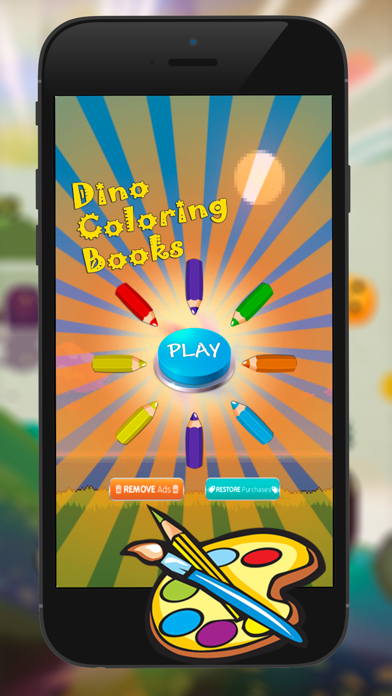 恐竜の塗り絵 - 良い子供のゲームのための恐竜の描画のおすすめ画像1