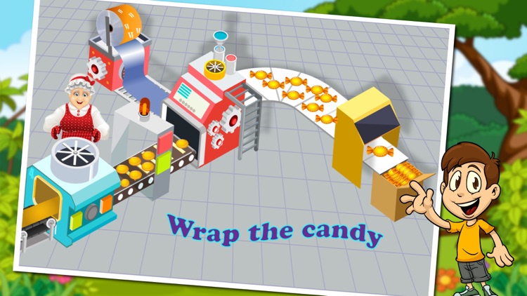 Granny's Candy & Bubble Gum Factory Simulator - Learn how to make sweet candies & sticky gum in sweets factory