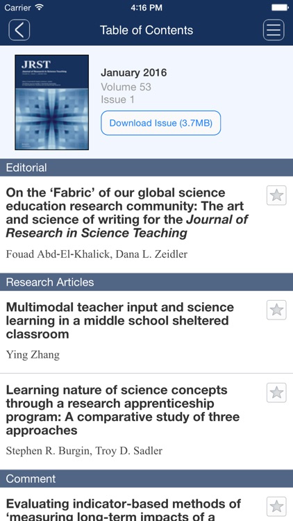 Journal of Research in Science Teaching screenshot-4