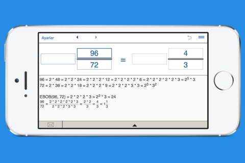 Simplify fractions - reducing fraction calculator screenshot 4