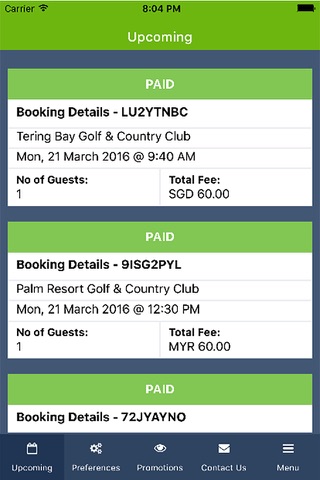 Green Golf-Book Live Tee Times screenshot 3
