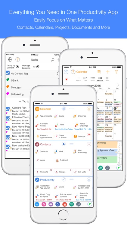 LifeTopix: Calendar, Tasks, Contacts, Todo Lists screenshot-0