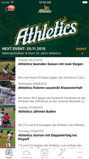 A's Baseball(圖1)-速報App