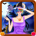 Halloween Costume Party Dress Up - Spa Salon Spooky Makeup Makeover Kids Teens Dress Design Girls Game