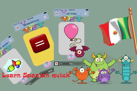 learn spanish for preschool - preschool spanish,spanish flash cards screenshot 2