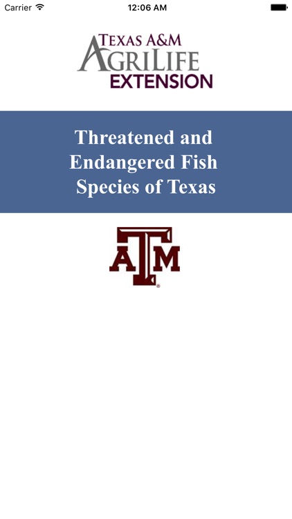 Threatened and Endangered Fish Species of TX