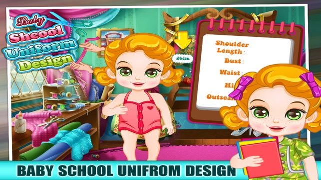 Baby Uniform Tailor - Make Up And Dress Up Game(圖1)-速報App