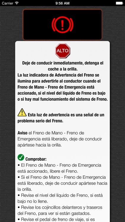 App para Mini Cooper luces de advertencia y problemas de Mini Coopers