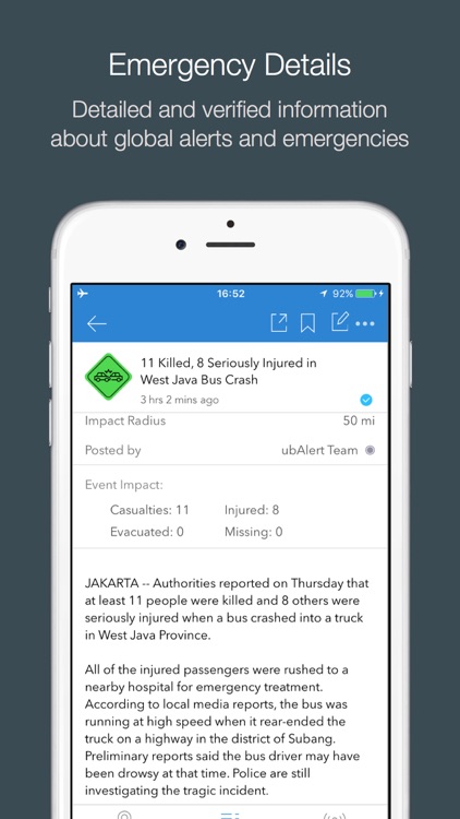 ubAlert - Disaster Alert Network by Bump Networks Inc.