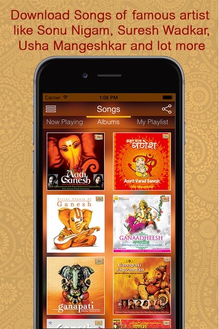 Shree Ganesha Songs - No Streaming, Free to Download and Listen Offline screenshot 3
