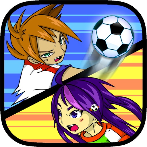 Yuki and Rina Football Icon