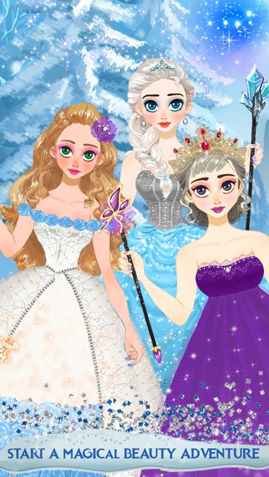 How to cancel & delete Ice Princess - Frosty Makeup and Dress Up Salon Girls Game from iphone & ipad 3
