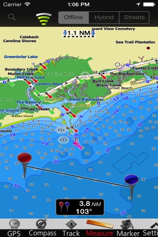Carolina N GPS Nautical Charts screenshot 3