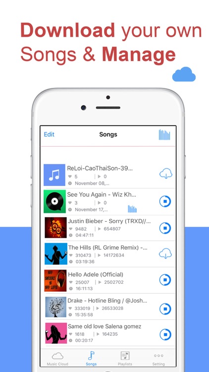 Free Music - Player & Streamer for Dropbox, OneDrive & Google Drive