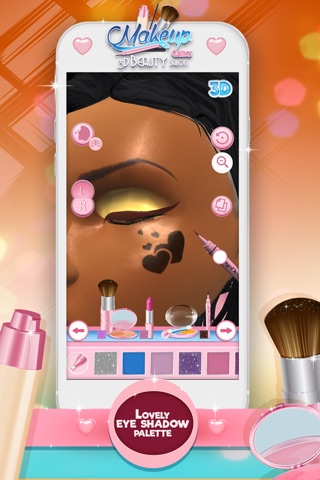 Makeup Games - 3D Beauty Salon for Fashion Star and Glam Girl Makeover screenshot 4