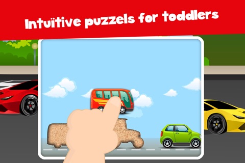 Cars, Trains and Planes Sound Puzzle for Toddlers screenshot 4