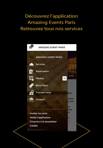 Amazing Events Paris screenshot 2