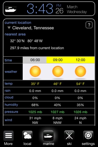 Weather Bot forecaster screenshot 2