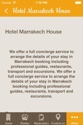 Hotel Marrakech House screenshot 2