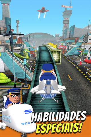 Mini Planes - Free Cartoon Air Craft Runner Game for Kids screenshot 3