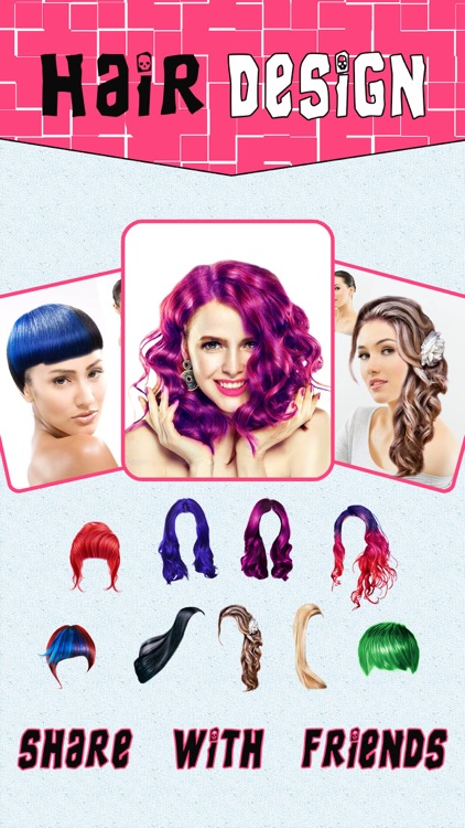 Girly Hair Design Pro - Wig Salon to Change Hairtyle & Color screenshot-4