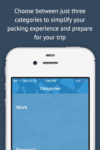 SimplPak - The Simple Travel Packing List screenshot 2