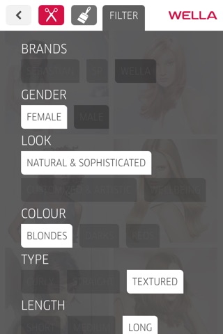 Wella Style Vision Consultation for iPhone screenshot 3