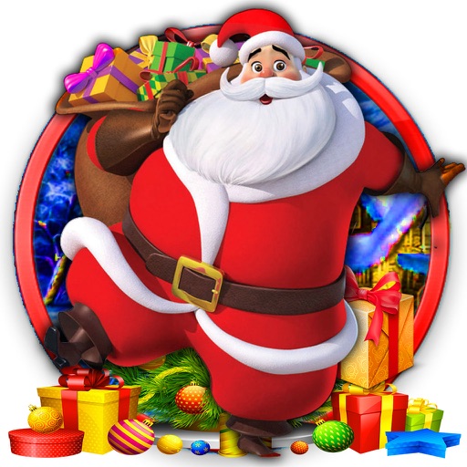 Santa in Candy Land