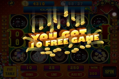 Slots Classic Mania - Play Real Vegas Casino Slot Machines Fever Free screenshot 4