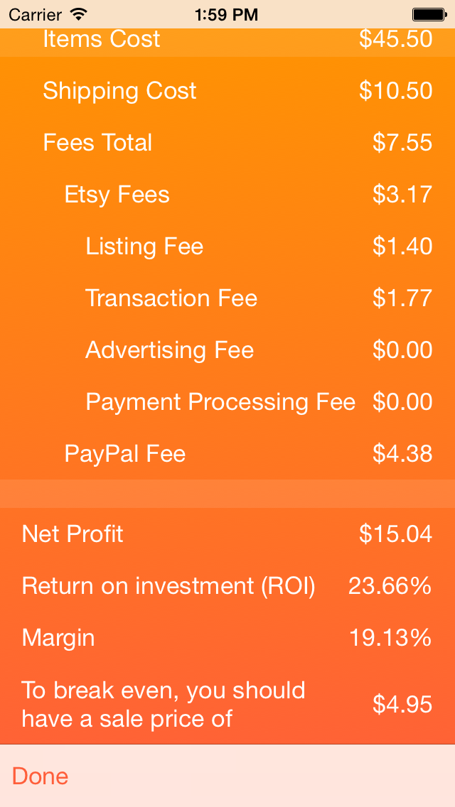 Fee Calculator for Etsy Sellers