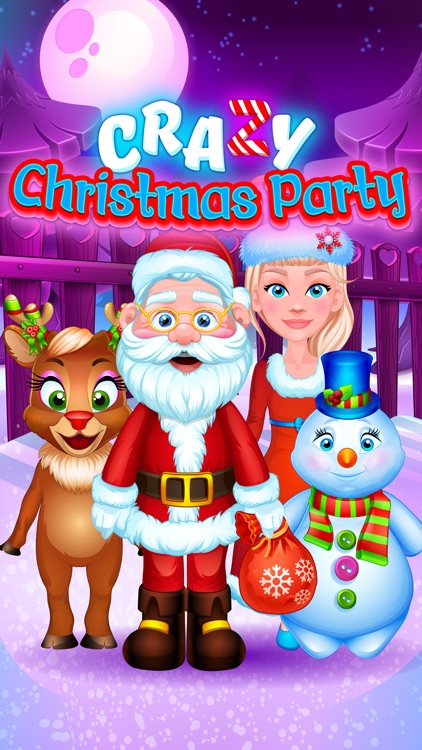 Crazy Christmas Party - Kids Dressup & Salon Games screenshot-3