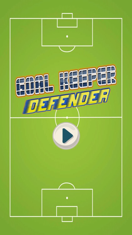 The endless soccer of goal keeper protect and defend dizzy ball