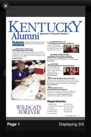 Kentucky Alumni Magazine screenshot 3